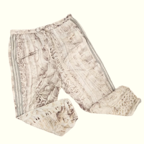 ANTHROPOLOGIE Valette LOUNGE Set, Tan/Cream Women's XL - Picture 6 of 11